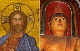 Imágenes de Cristo y Buda. Crédito: Cathopic y Pixabay 