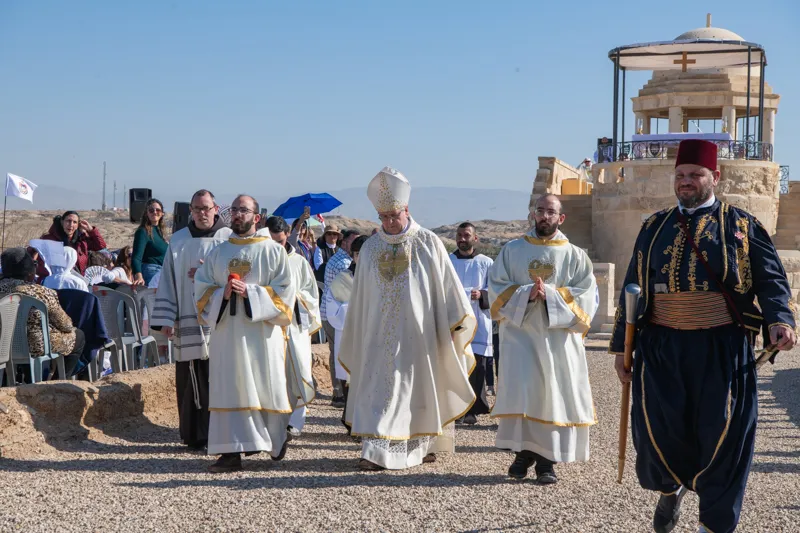 This is how the feast of the Baptism of the Lord 2024 was lived in the Holy Land