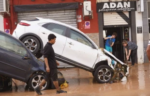 Las riadas dejan al menos 60 muertos en España tras una tormenta huracanada. Crédito: Cáritas Española