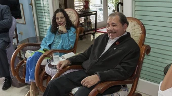 Rosario Murillo y Daniel Ortega, "copresidentes" de la dictadura de Nicaragua.