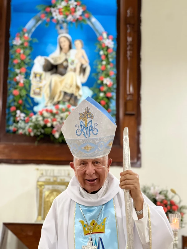 Mons. Ramón Benito de la Rosa and Carpio, Archbishop Emeritus of Santiago de los Caballeros (Dominican Republic). Credit: Anthony García, Assistant to Mons. De la Rosa.