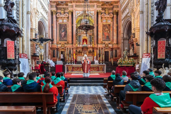 Homily of Mons. Fernández. Credit: Courtesy of Diocese of Córdoba