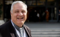 Mons. Marcelo Daniel Colombo durante el Sínodo de la Sinodalidad