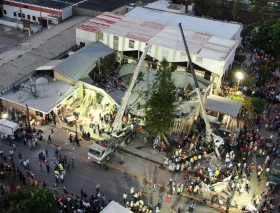 Fallecen 11 personas por el derrumbe de una iglesia durante un bautizo en México