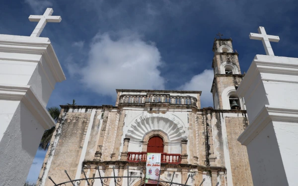 Iglesia San Luis Obispo. Crédito: Secretaría de Protección Civil de Campeche