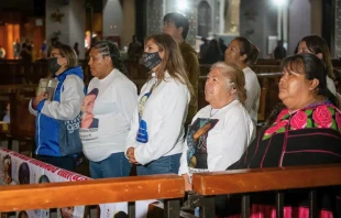 Misa con familiares de desaparecidos. Crédito: Basílica de Guadalupe