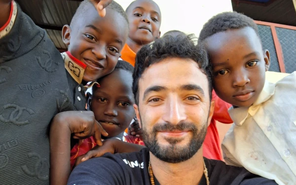 Cristian Camargo in his mission in Kenya. Credit: Courtesy Cristian Camargo