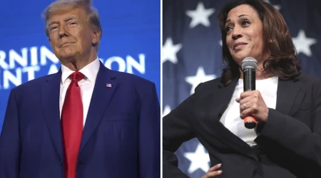 Donald Trump y Kamala Harris 05112024