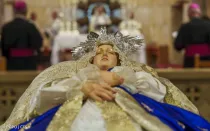 Celebración de la Dormición de la Virgen, en vísperas de la Asunción, por la Custodia de Tierra Santa.