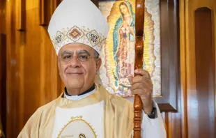 Mons. Óscar Roberto Domínguez Couttolenc en la Basílica de Guadalupe Crédito: Diócesis de Ecapetec