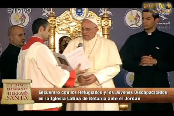 [TEXTO Y VIDEO COMPLETO] Discurso del Papa Francisco a refugiados y discapacitados en Jordania