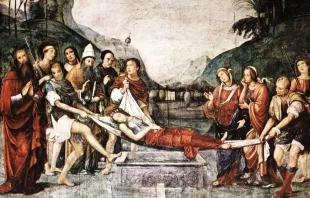 El entierro de Santa Cecilia Crédito: Francesco Francia - Wikipedia: Dominio público