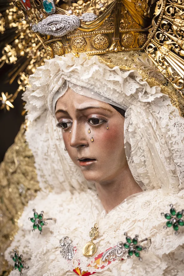 La Virgen de la Macarena. Crédito: Emilio Sáenz/ Hermandad de la Macarena