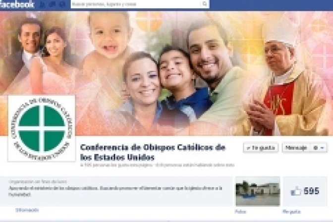 Obispos de EEUU lanzan página de Facebook en español