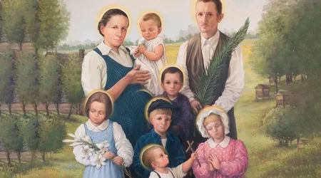 Retrato oficial de la familia Ulma.