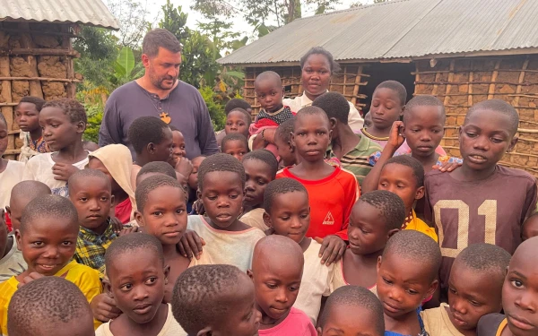 El misionero laico Fernando Gutiérrez en Nairobi (Kenia). Crédito: Cortesía Fernando Gutiérrez.