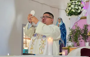 El Padre Fili celebrando una Misa Crédito: Facebook Jose Filiberto Velazquez Florencio