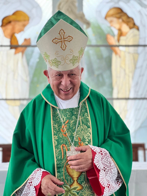 Mons. Ramón Benito de la Rosa and Carpio, Archbishop Emeritus of Santiago de los Caballeros (Dominican Republic). Credit: Anthony García, Assistant to Mons. De la Rosa.