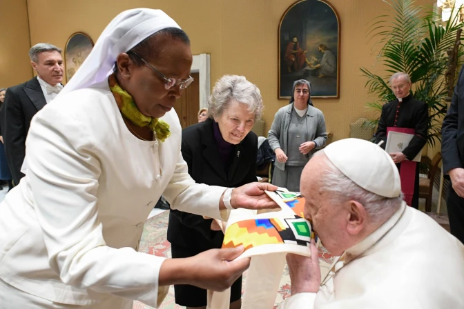 Imagen de la audiencia del Papa Francisco con la Fundación Conrad Hilton