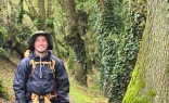 Gastón Suárez en el Camino de Santiago