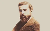 Gaudí fotografiado por Pablo Audouard (1878).