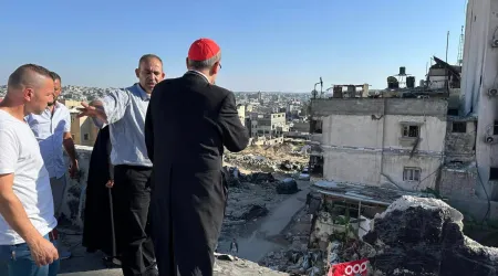 Visita a Gaza, Cardenal Pizzaballa