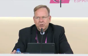 El presidente del Consejo de Conferencias Episcopales de Europa, Mons. Gintaras Grušas. Crédito: CEE.