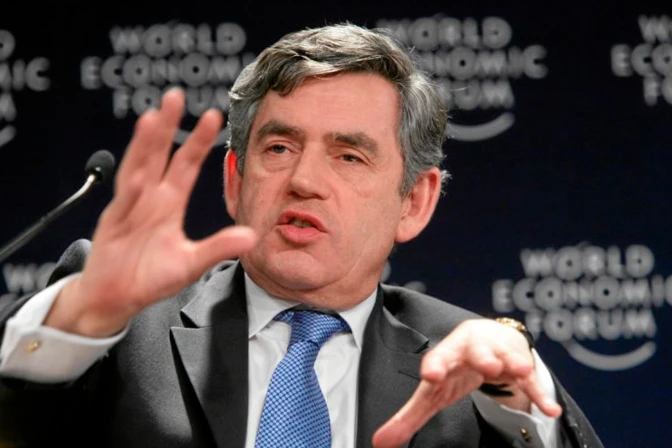 El ex primer ministro de Reino Unido, Gordon Brown.