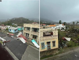 Caridades católicas despliegan ayuda tras el devastador paso del huracán Beryl en el Caribe