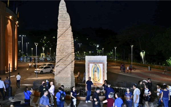 Imagen de la Virgen de Guadalupe en la Basílica de Nuestra Señora Aparecida. Crédito: Santuário Nacional de Aparecida