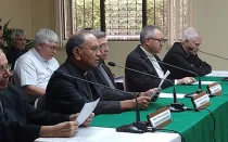 Parte de la directiva de la Conferencia Episcopal de Guatemala.