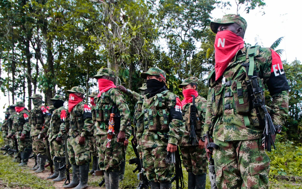 Guerrilleros del ELN en Colombia.?w=200&h=150