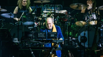 Hans Zimmer actúa en vivo en el AO Arena Manchester, el 24 de junio de 2022.