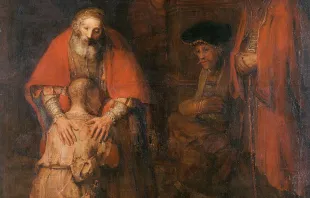 Pintura de Rembrandt: El retorno del hijo pródigo Crédito: Dominio público.