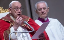 El Papa Francisco durante la Misa de este 4 de noviembre