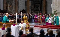 Imagen de la Misa celebrada este domingo en el Vaticano