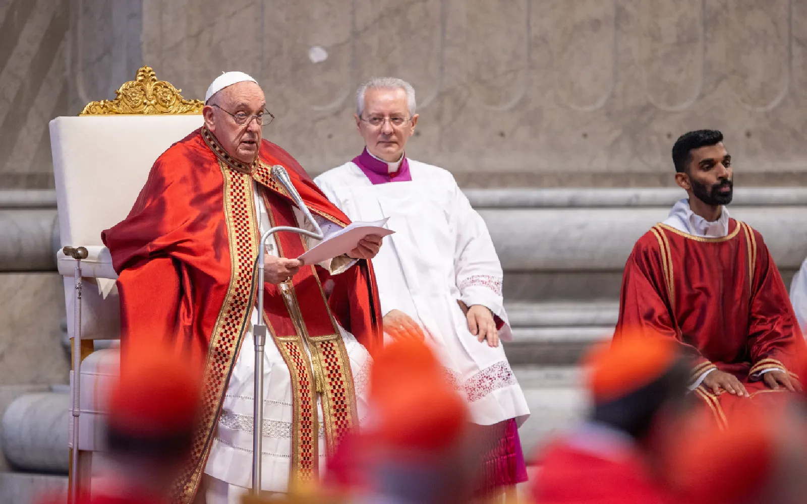 El Papa Francisco celebra la Misa por la Solemnidad de los Santos Apóstoles Pedro y Pablo el 29 de junio de 2024.?w=200&h=150