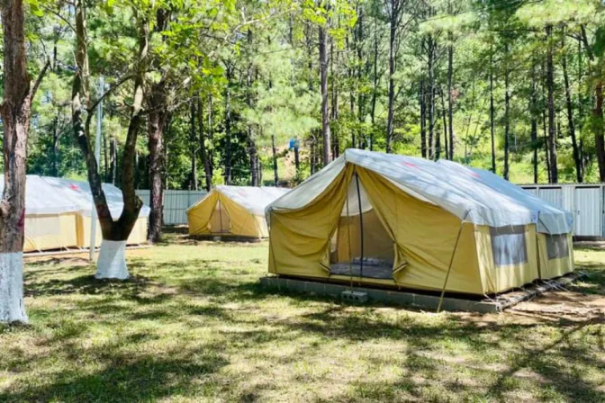 Centro de descanso para migrantes en Honduras