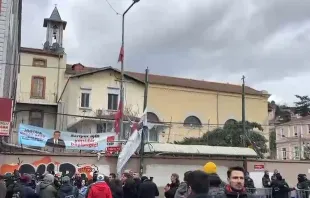 La iglesia atacada por el Estado Islámico el domingo 28 de enero en Estambul. Crédito: Rudolf Gehrig/EWTN