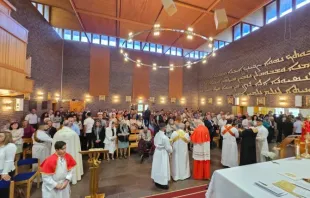 El cuarto santuario del mundo dedicado A María, Madre de los Cristianos Perseguidos, ubicado en Kista, al norte de Estocolmo, Suecia. Crédito: Foto cortesía del P. Benedict Kiely