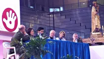 Los expertos en el panel del Congreso DALAVIDA (Foto ACI Prensa)