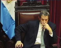 Julio Cobos, Vicepresidente de la Nación y titular de la Cámara Alta (foto aica)