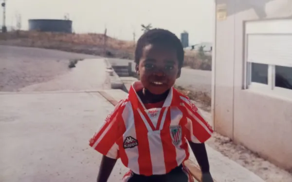 Iñaki Williams as a child.  Credit: Iñaki Mardones