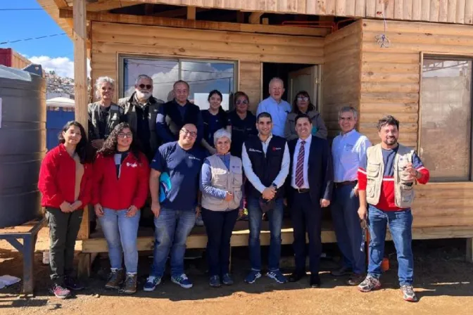 Inauguración de la lavandería comunitaria