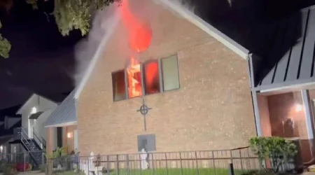 Incendio en iglesia de Orlando, Florida