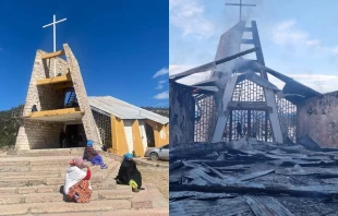 Capilla de la comunidad indígena de Panalachi, en el municipio de Bocoyna Crédito: Diócesis Tarahumara