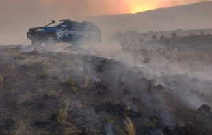 Incendios forestales en Córdoba Crédito: Bomberos Voluntarios de Argentina