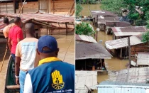 Inundaciones en Colombia.