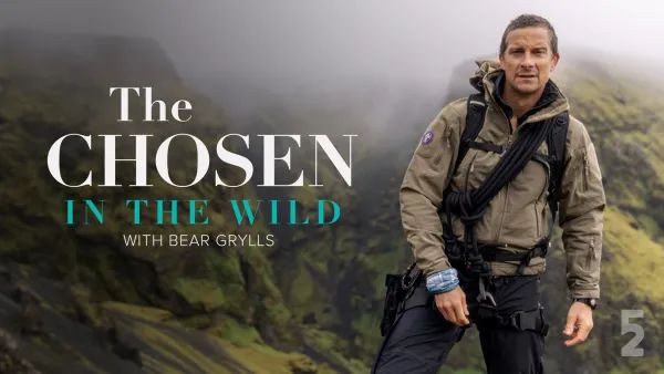 “The Chosen in the Wild With Bear Grylls” es una serie de aventuras sin guion de seis episodios en la que Bear Grylls llevará a un miembro del elenco a la naturaleza para explorar sus historias personales de fe y profundizar en sus perspectivas sobre la serie y los personajes que interpretan. Crédito: 5&2 Studios