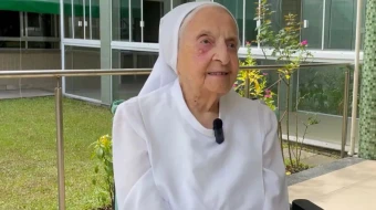 Hermana Inah Canabarro Lucas, la persona más anciana del mundo.